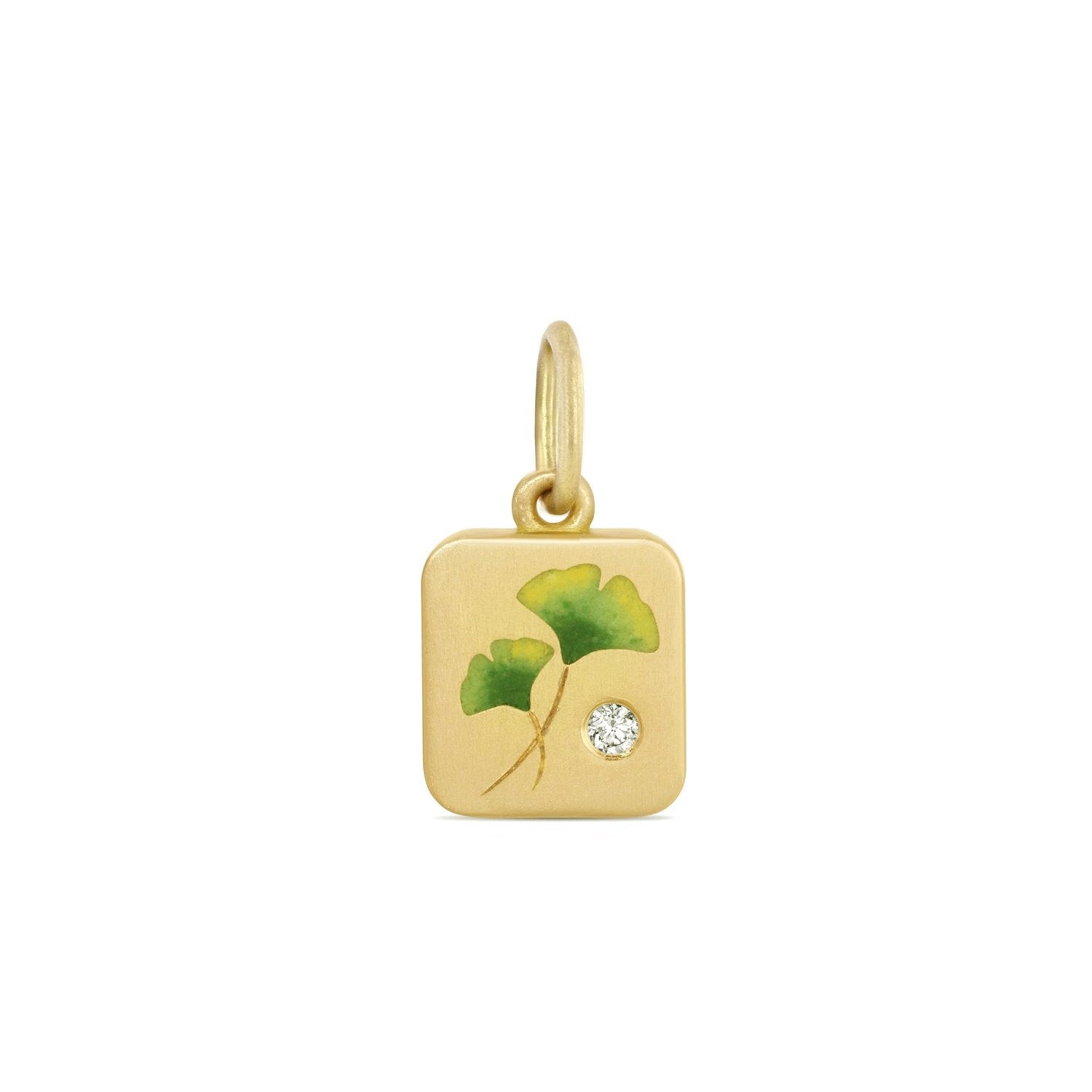 Ginkgo Tile Pendant