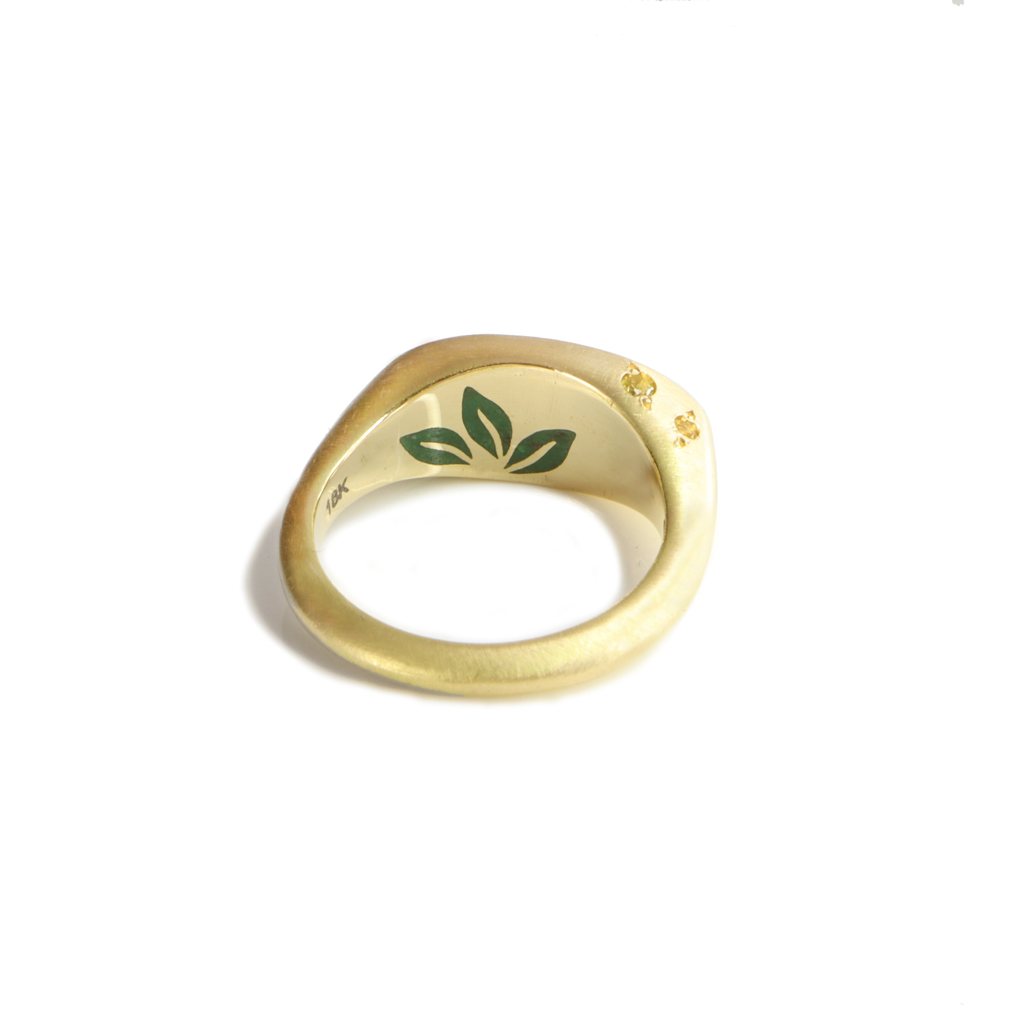 Lemon Signet Ring