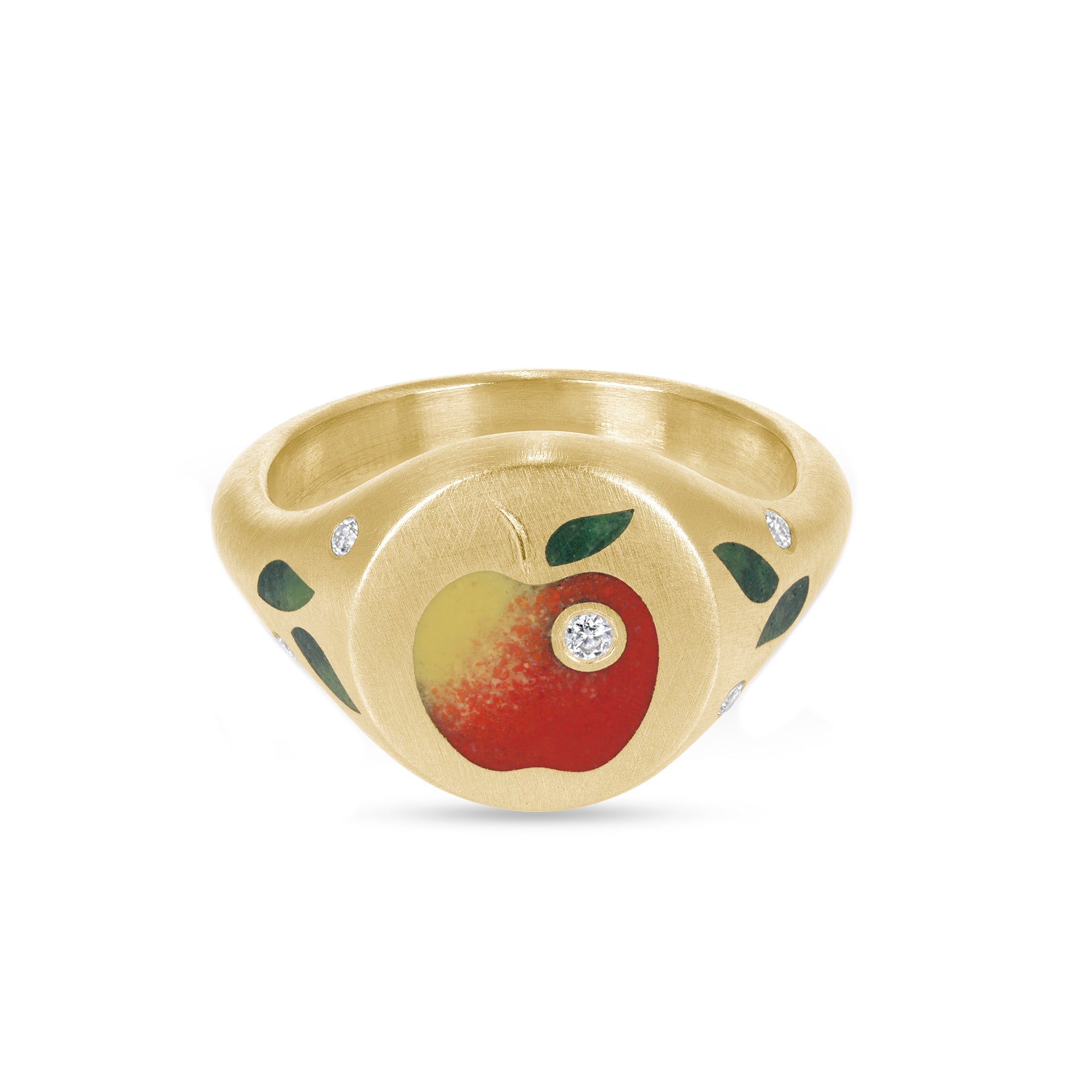 Apple Signet Ring