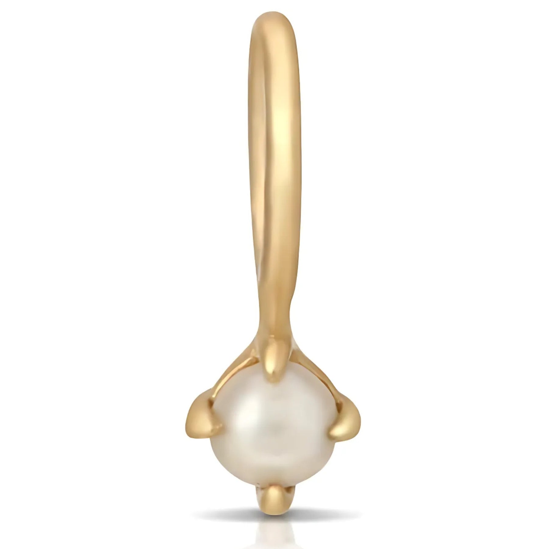 Dainty Pearl Gold Charm