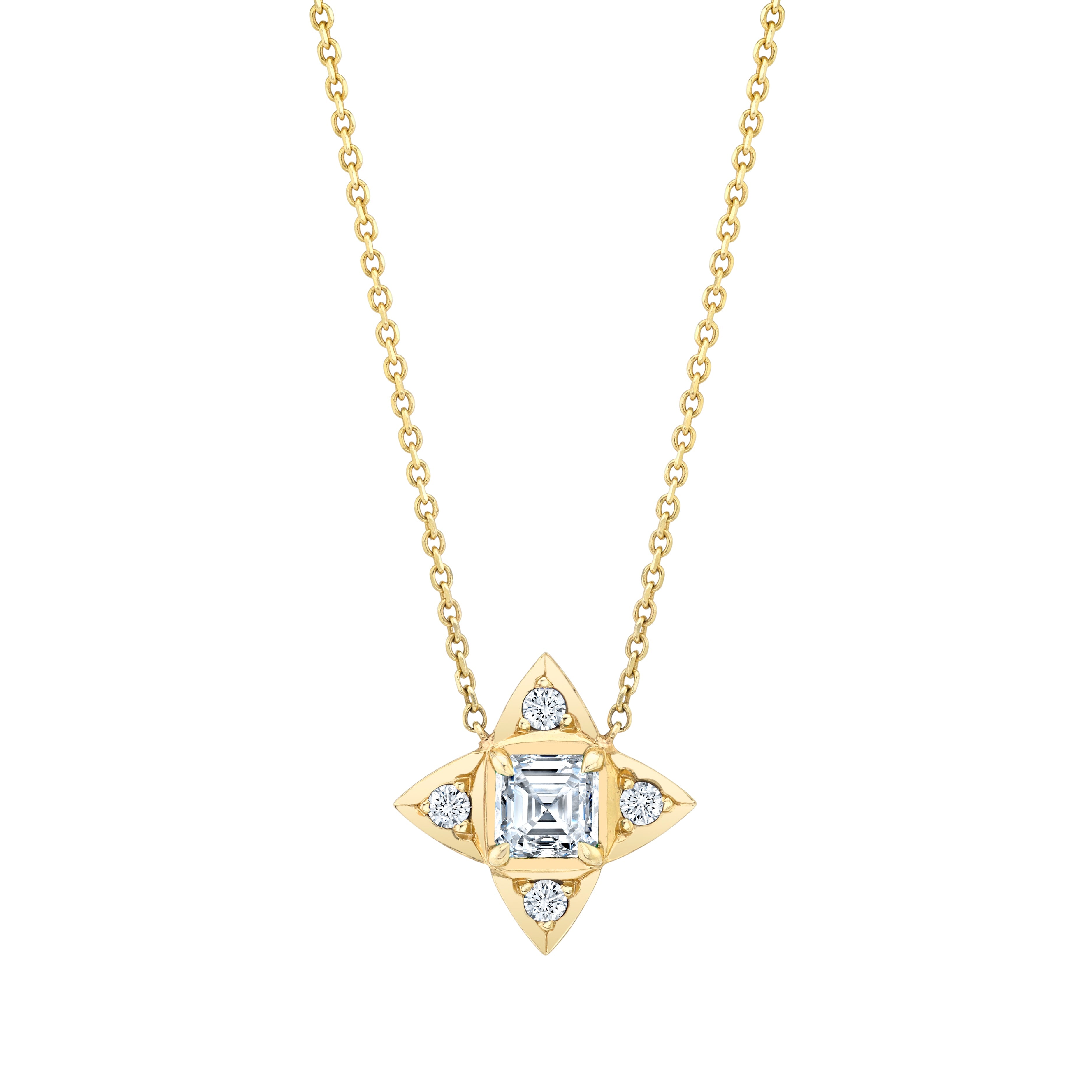 Diamond North Star Pendant Necklace