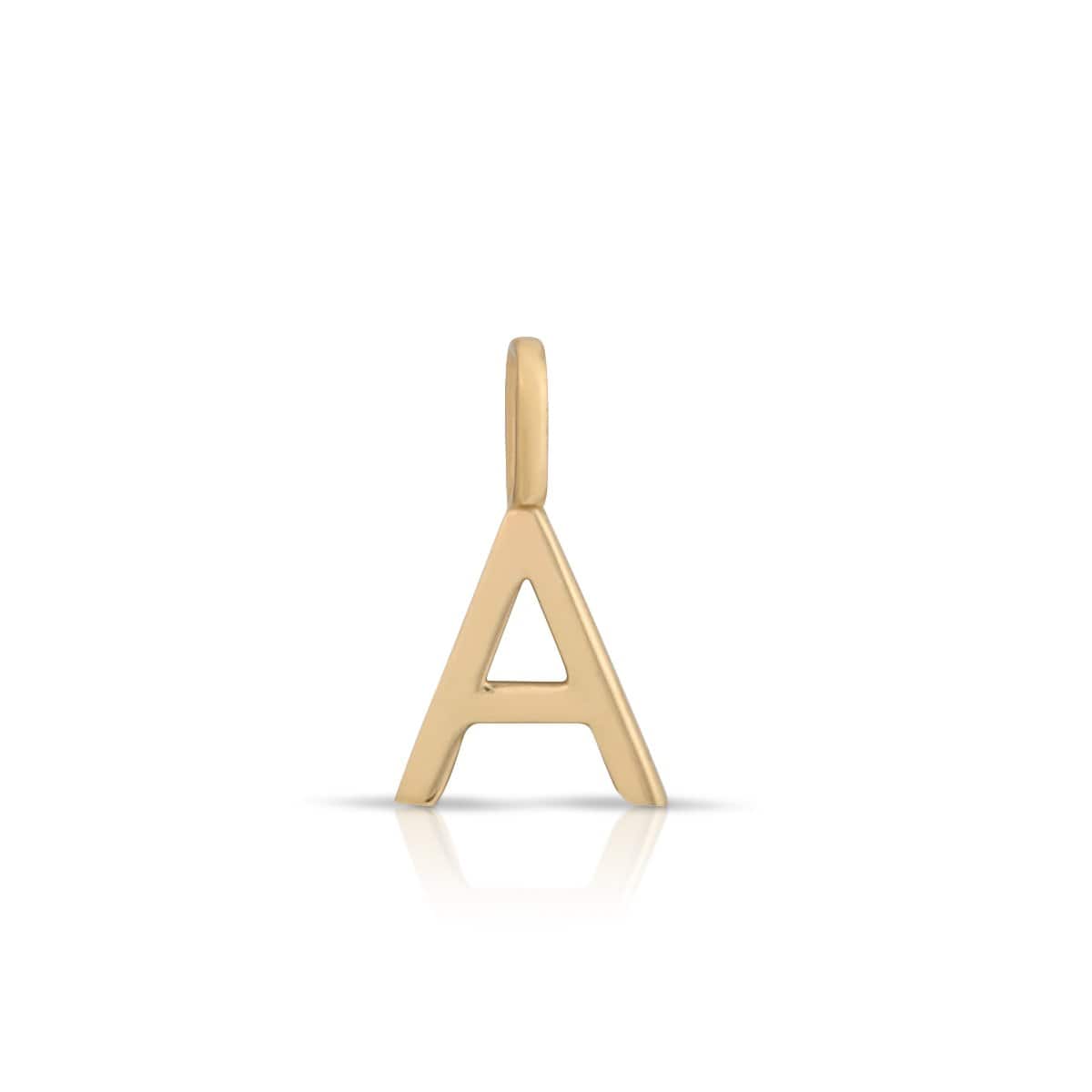 Curated Los Angeles CHARMS Yellow Gold Initial Charm