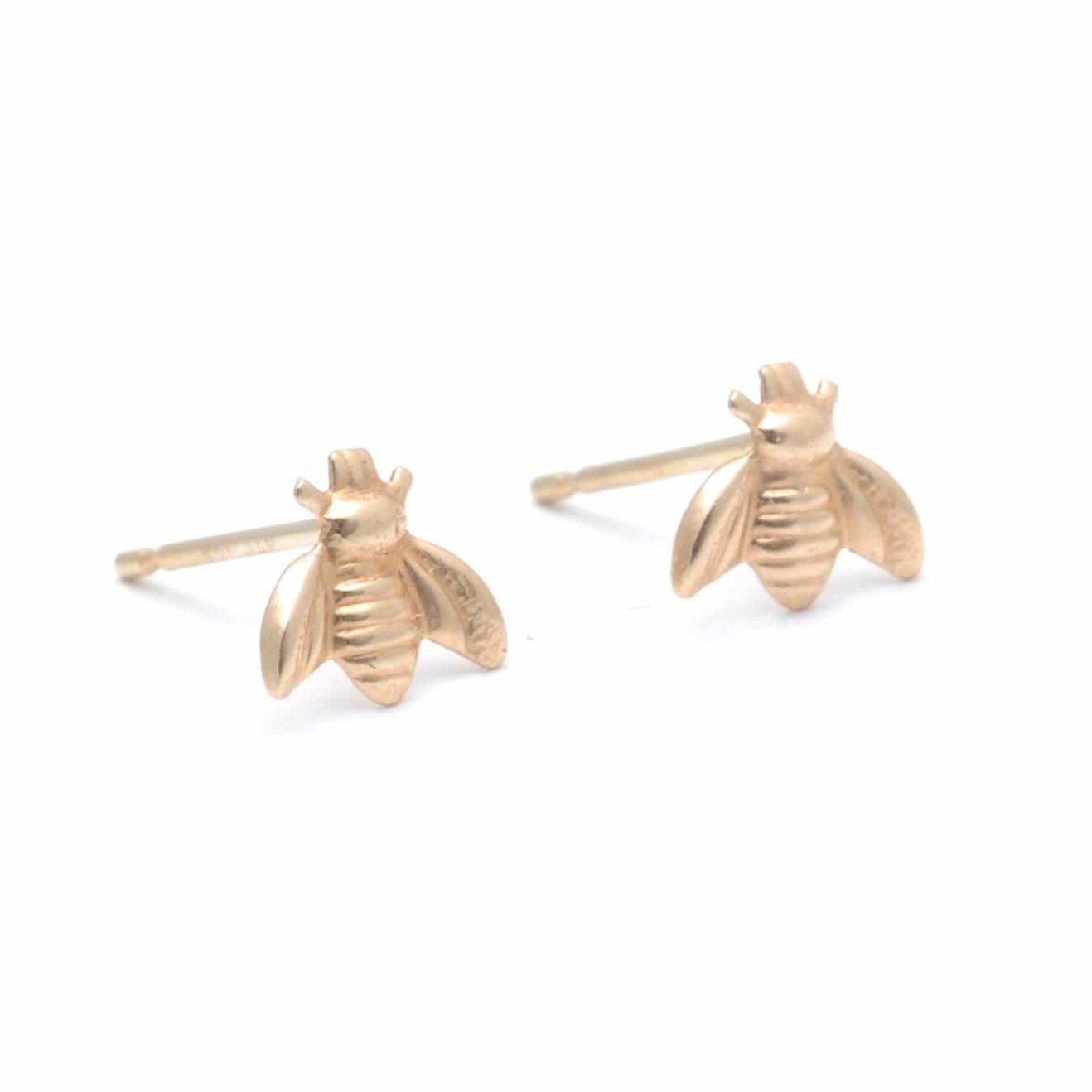 CLA EARRINGS Bumble Bee Yellow Gold Studs