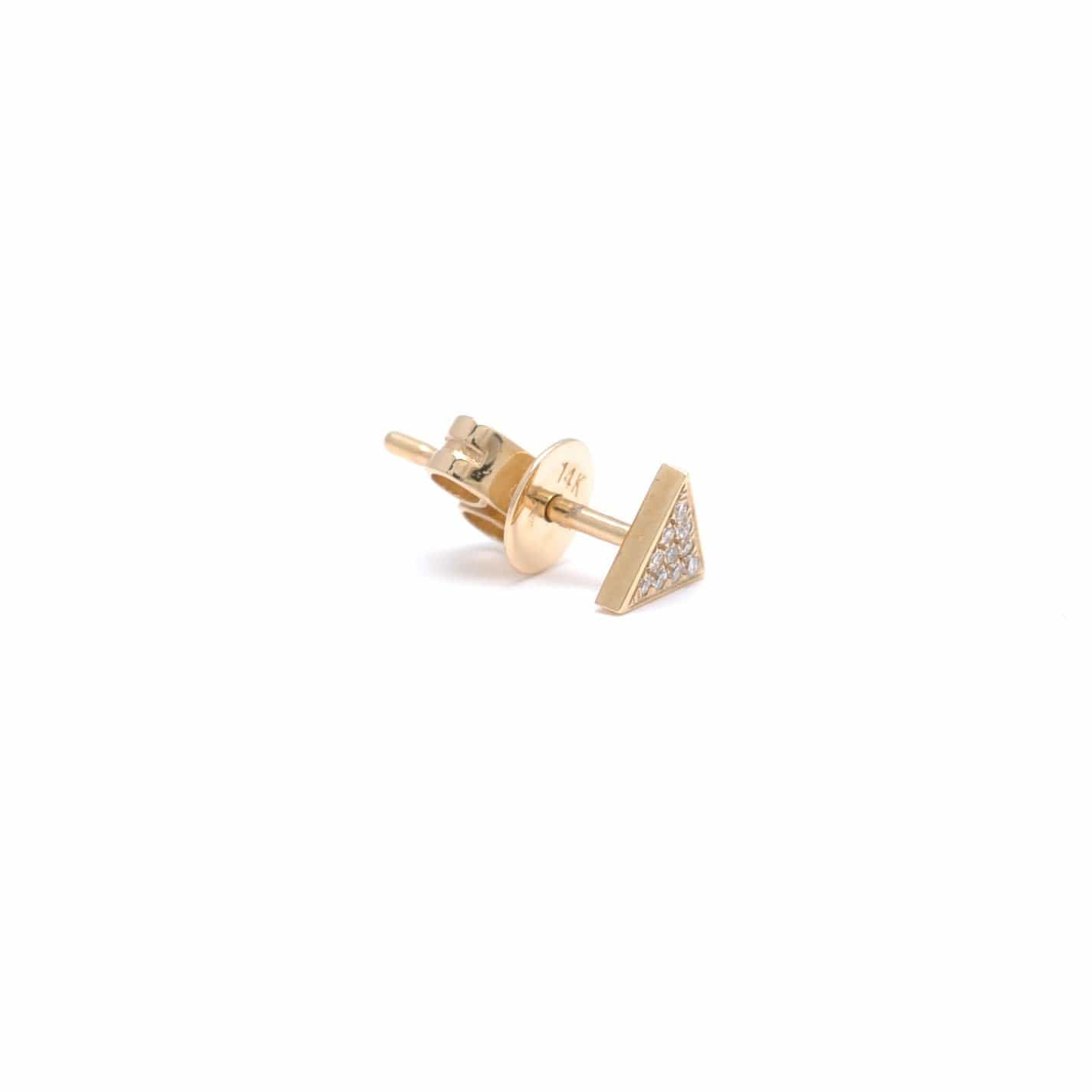 Amazing Grace EARRINGS Diamond Triangle Studs