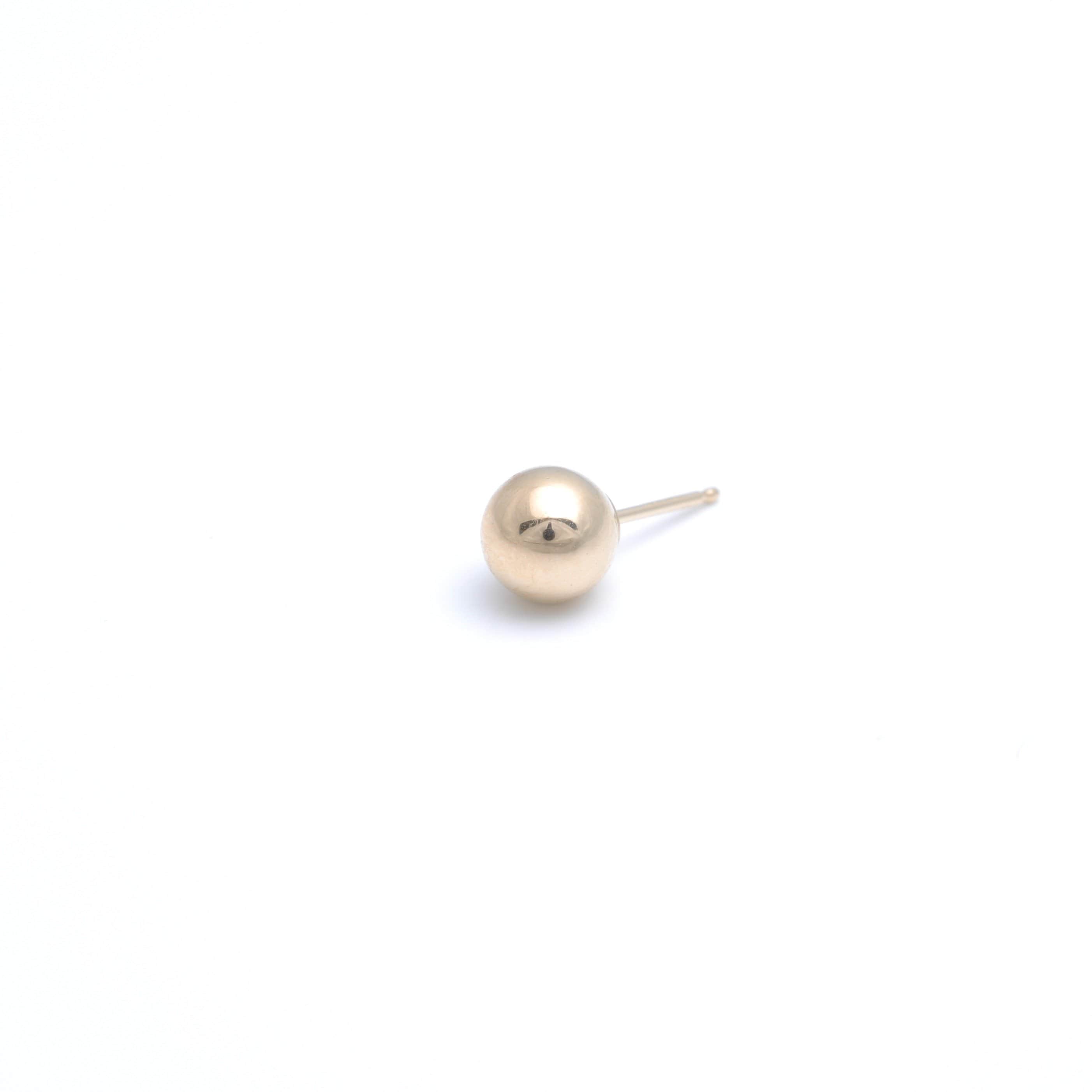 Curated Los Angeles EARRINGS Jumbo Gold Ball Studs