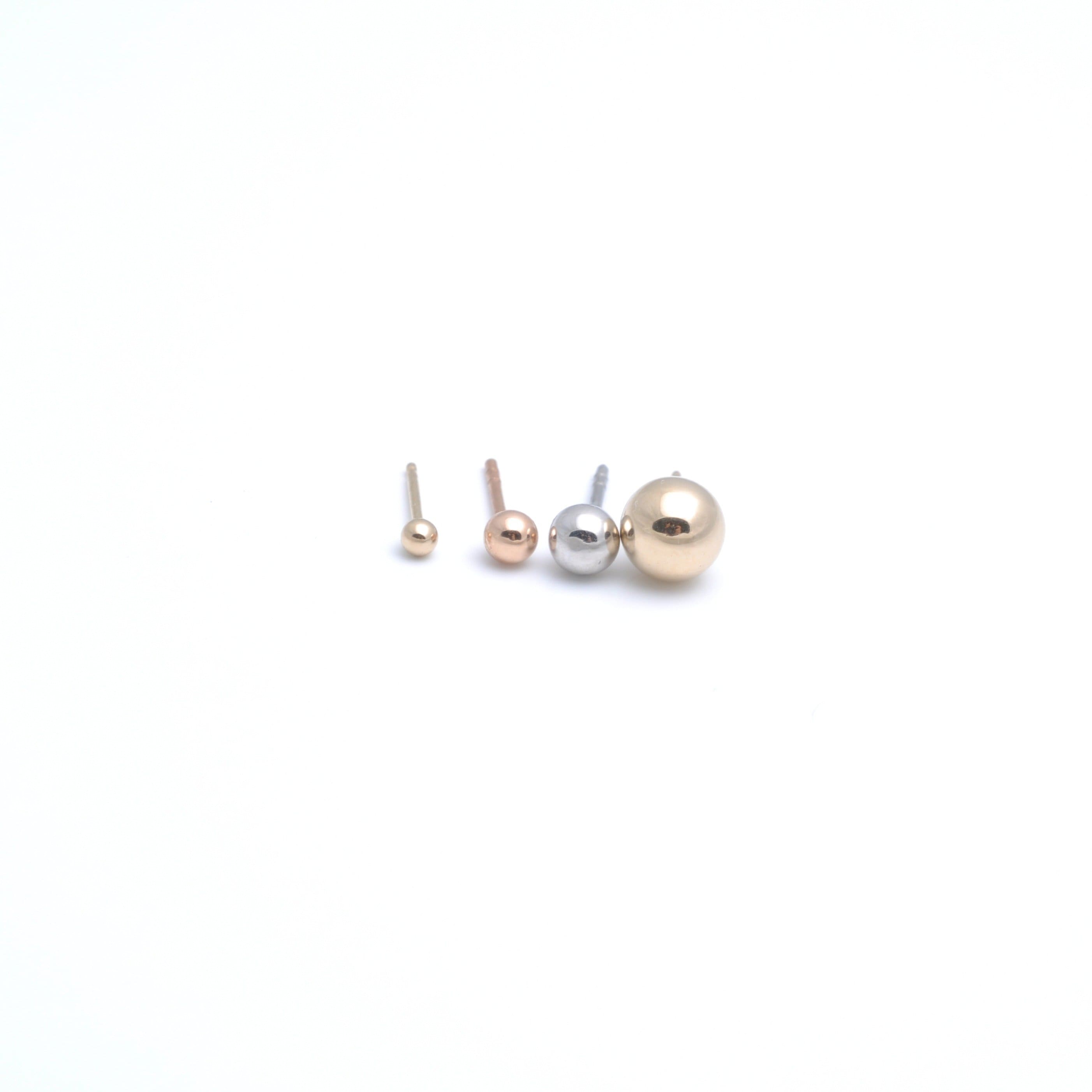 Curated Los Angeles EARRINGS Jumbo Gold Ball Studs