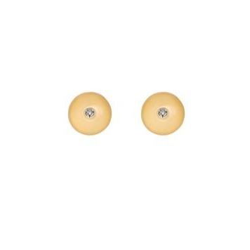 HANNAH G EARRINGS Mini Dome Diamond Studs