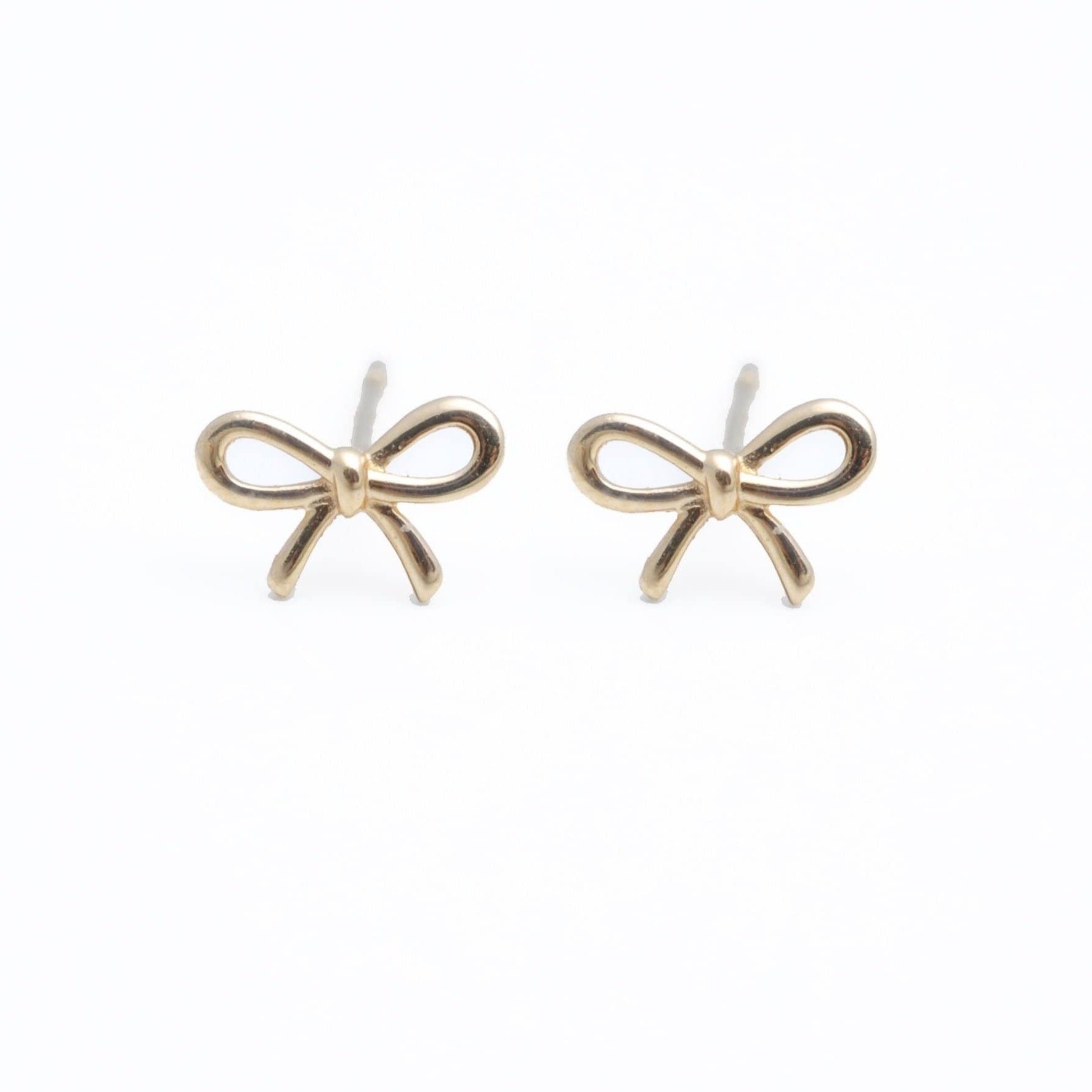 Curated Los Angeles EARRINGS Tiny Bow Studs