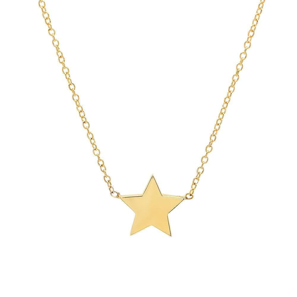 CAITLIN NICOLE JEWELRY NECKLACES Five Point Gold Star Station Necklace