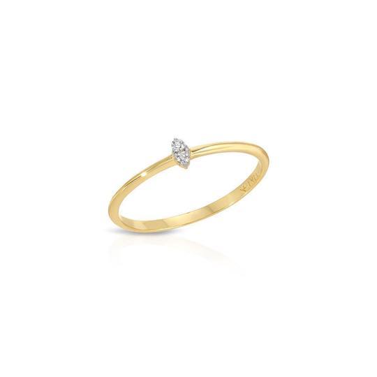 Curated Los Angeles RINGS Petite Double Diamond Ring