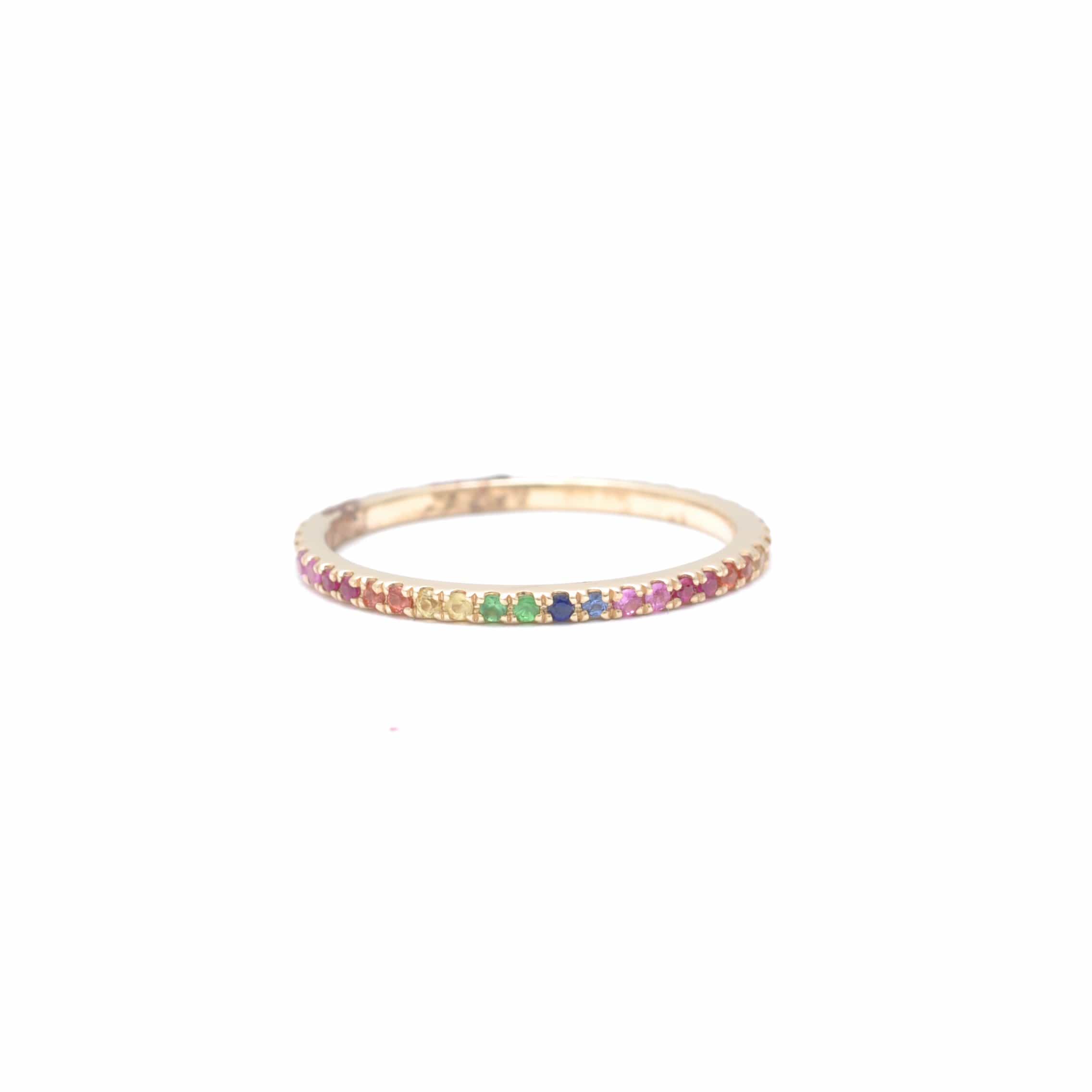 Amazing Grace RINGS Rainbow Eternity Band