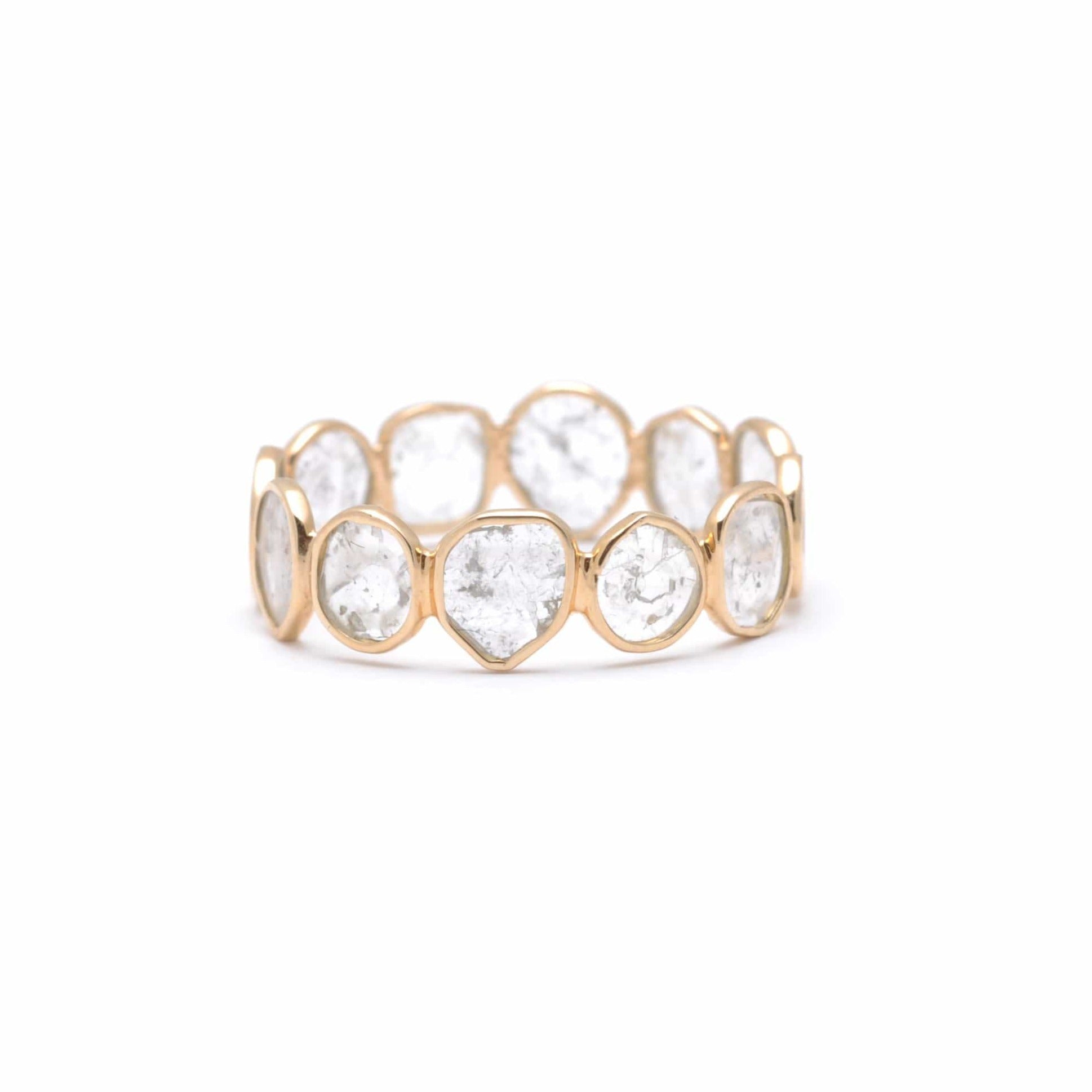 SUNDAR RINGS Sliced Diamond Eternity Ring